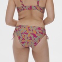 Bas de Bikini taille haute SIMONE PERELE "Melia" 1EDB73 -  Imprimé Rose Agadir 112