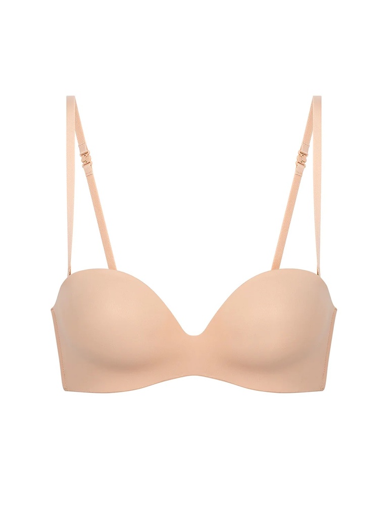 Soutien-gorge armature moulé bretelles amovibles SIMONE PERELE "Essentiel" 13V303 - Peau rosée 739