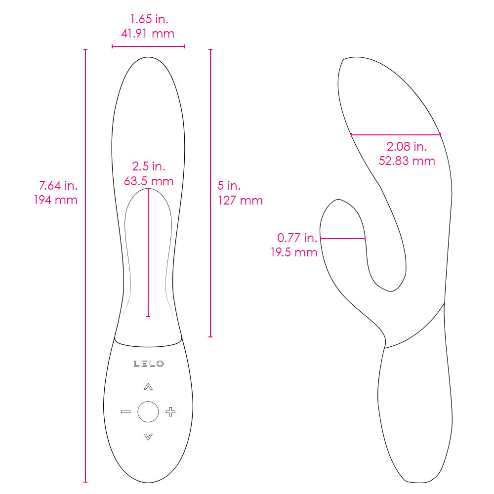 Vibromasseur double stimulation ultra-puissant LELO "Ina Wave" - Rose