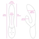 Vibromasseur double stimulation ultra-puissant LELO "Ina Wave" - Rose