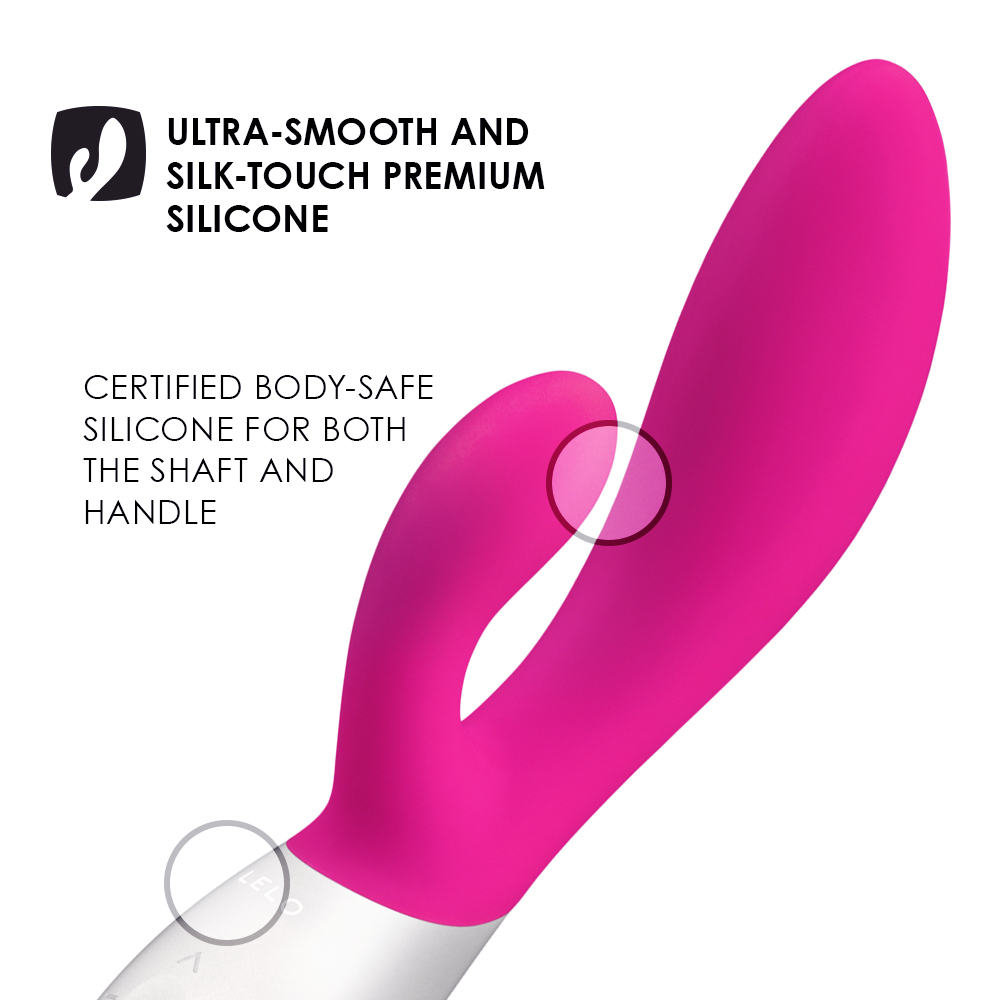 Vibromasseur double stimulation ultra-puissant LELO "Ina Wave" - Rose