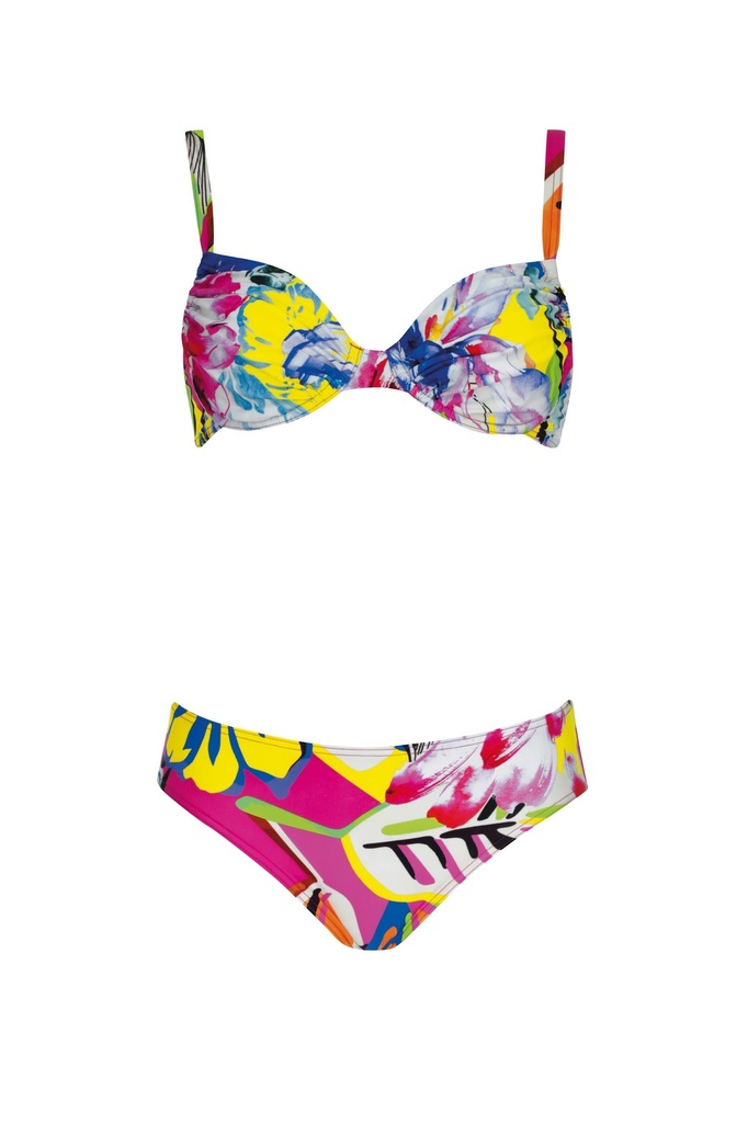 Bikini triangle 2 pièces SUNFLAIR 31733 - Bleu Clair Multicolore 2299