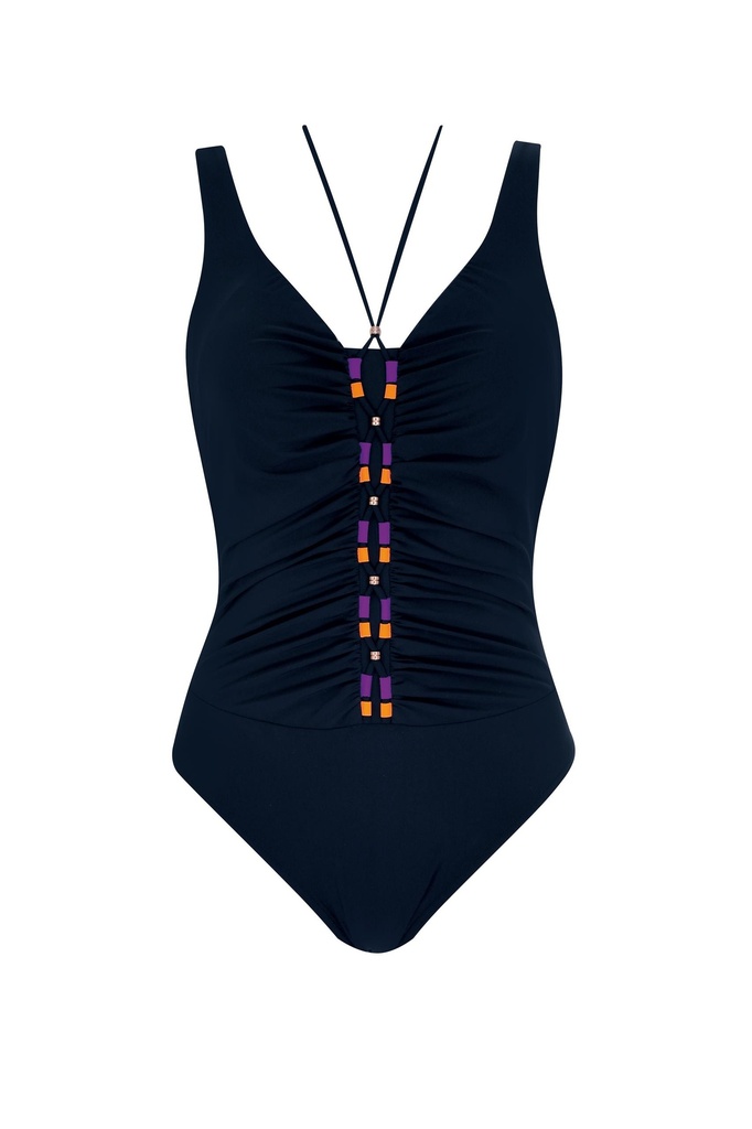 Maillot amincissant SUNFLAIR 22156 - Bleu Nuit Multi 3099