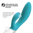 Vibromasseur double stimulation ultra-puissant LELO "Ina Wave" - Turquoise