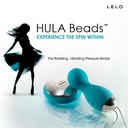 Perles vibrantes & tournantes avec télécommandes sans fil LELO "Hula Beads" - Turquoise