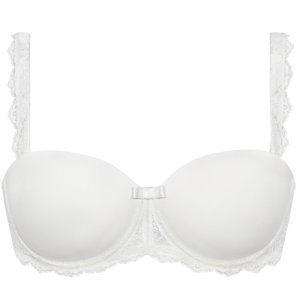 Soutien-gorge à coques bretelles amovibles DACAPO "Festivo" 352104 - Blanc cassé