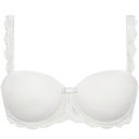 Soutien-gorge à coques bretelles amovibles DACAPO "Festivo" 352104 - Blanc cassé