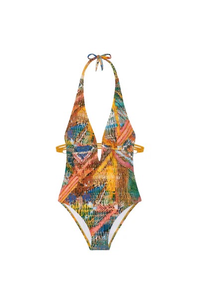 Maillot à décolleté profond PAIN DE SUCRE "Guilia 21" - Massaï