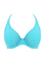 Haut de Bikini armaturé & tour de cou FREYA "Jewel Cove" AS7232 - Stripe Turquoise TUR