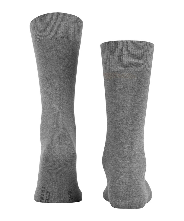 Chaussettes Hommes Coton FALKE "Family We Care" 14657 - Light Greymel 3390