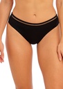Bas de Bikini culotte taille mi-haute FANTASIE "East Hampton" FS502872 - Noir BLK