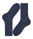 Chaussettes Hommes sans élastique FALKE "Sensitive London"14719 - Navy Mel 6127