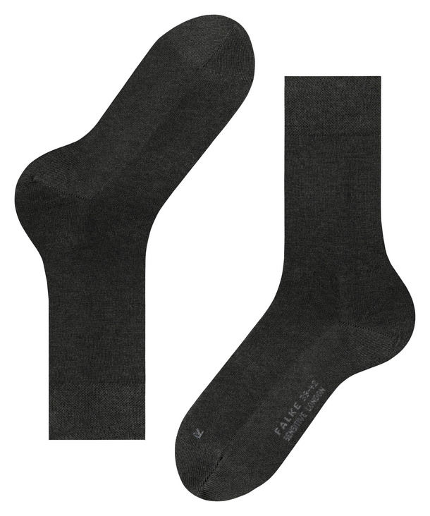 Chaussettes Hommes sans élastique FALKE "Sensitive London"14719 - Anthra Mel 3080