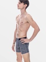 Boxer homme fantasie coton avec maintien intérieur LOIC HENRY "Every-D" KBD010B - Print Navy