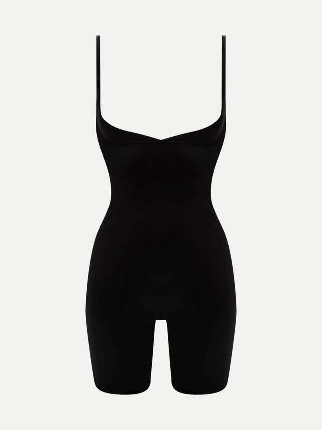 Combinaison gainante shapewear buste ouvert CHANTELLE "Basic Shaping" C35060 - Noir 011