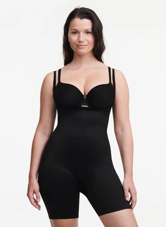 Combinaison gainante shapewear buste ouvert CHANTELLE "Basic Shaping" C35060 - Noir 011