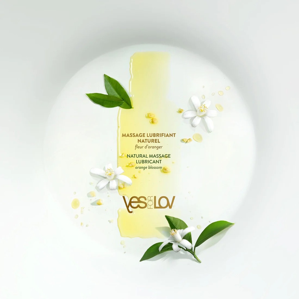 Lubrifiant naturel bio YES FOR LOVE "Fleur d'Oranger" - 100ml