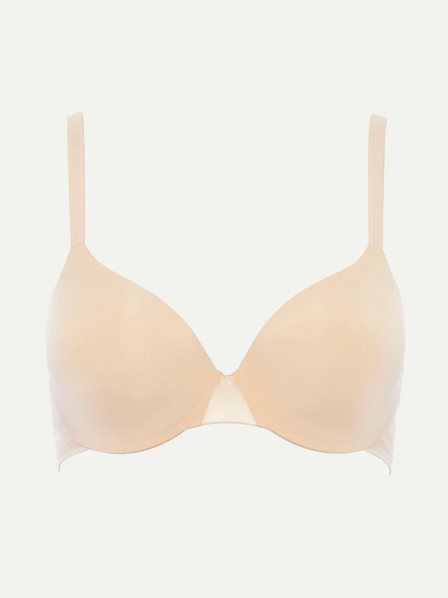 Soutien-gorge à coques enveloppant CHANTELLE "Invisible Regina" C15G60 - Beige Doré 01N