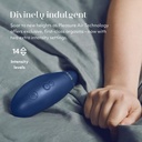 Stimulateur clitoridien à ondes pulsées WOMANIZER "Premium 2" - Bleu