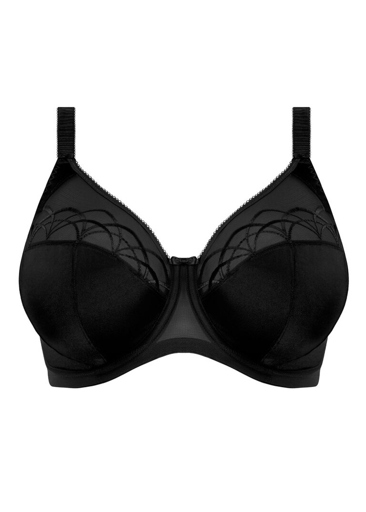 Soutien-gorge armature en 4 parties spécial poches profondes ELOMI "Cate" EL4030 - Noir BLK