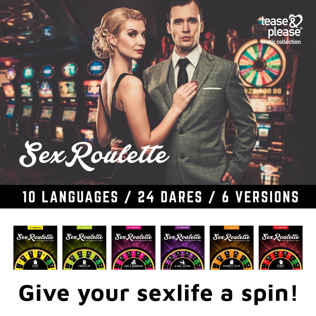 Jeu érotique TEASE & PLEASE "Sex Roulette" - Kama Sutra