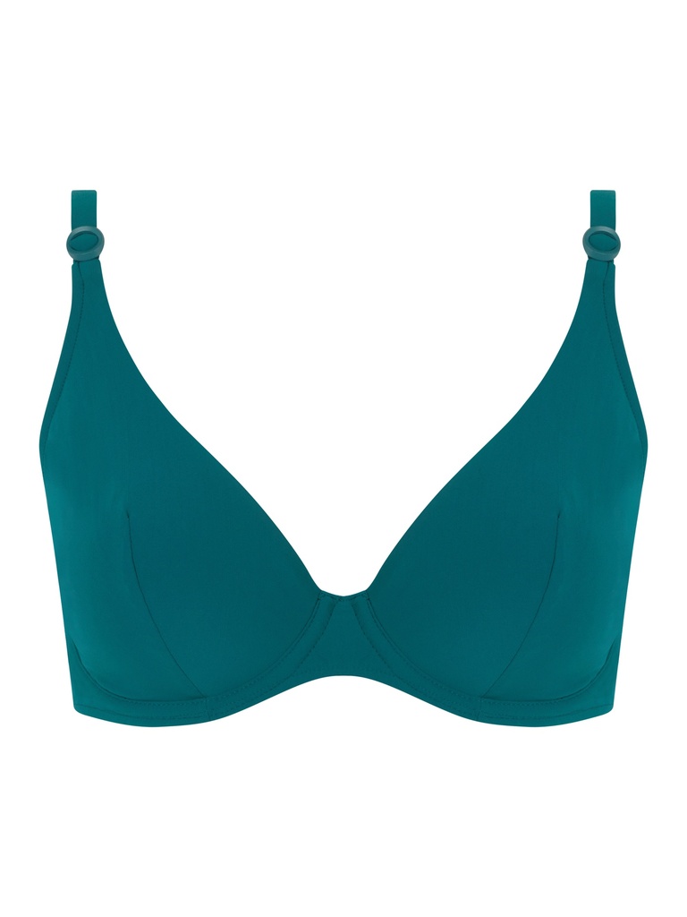 Haut de Bikini armaturé CHANTELLE "Celestial" C12T10 - Bleu Vert 0XO