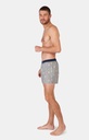 Caleçon américain homme avec maintien intérieur 100% coton bio ARTHUR "Le Club" CSP - Gris Teddy 1102E24