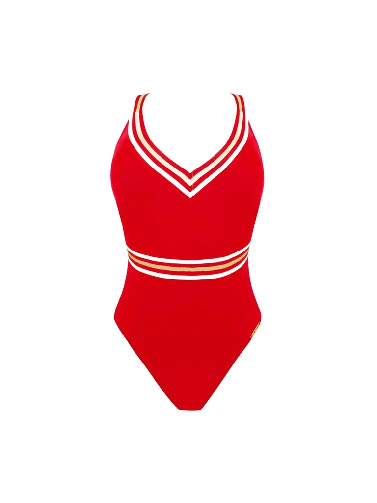 Maillot sans armature Nageur Maintien LISE CHARMEL "Energie Nautique" ABA9235 - Flamme Nautique