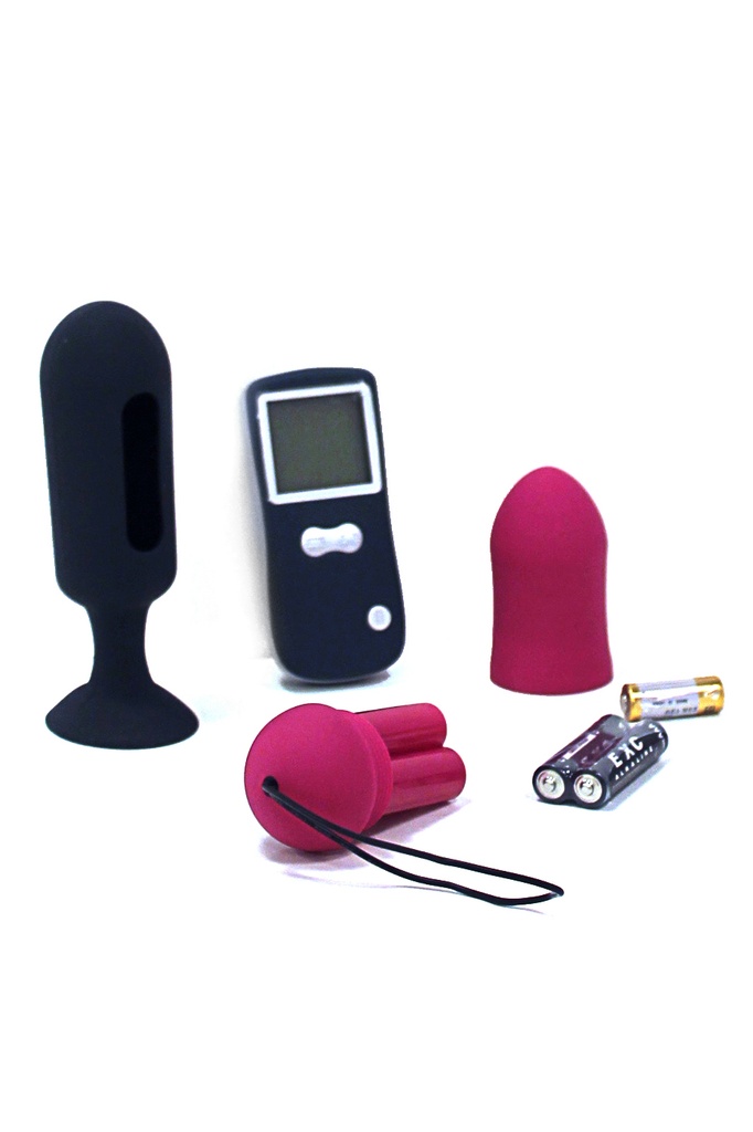 Plug anal à bille & ruby DORCEL "Geisha Plug Medium" - Ruby