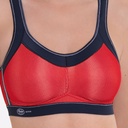 Soutien-gorge de sport sans armatures ANITA ACTIVE Maximum Support "Momentum" 5529 - Red/Blue Iris 186