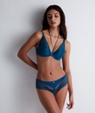 Soutien-gorge triangle push-up avec armatures et collier amovible AUBADE "Sumptuous Waves" 3CN81 - Imperial Blue IMBL