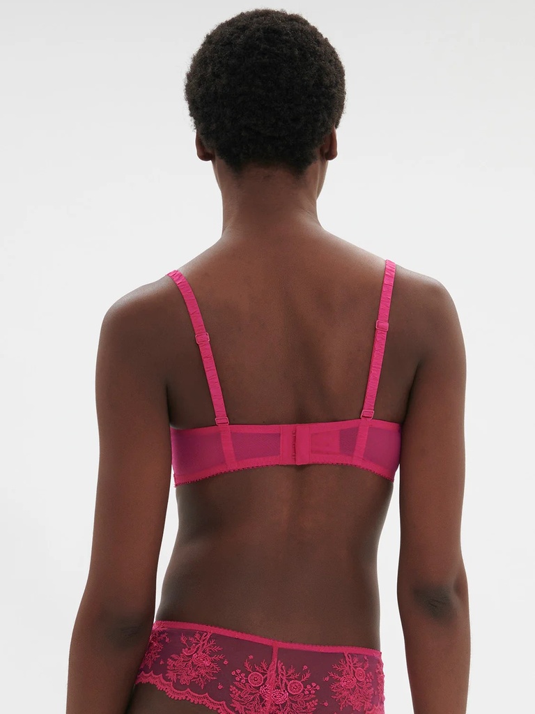 Soutien-gorge corbeille avec armatures SIMONE PERELE "Intrigue" 1E2330 - Rose Disco 346