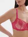 Soutien-gorge corbeille avec armatures SIMONE PERELE "Intrigue" 1E2330 - Rose Disco 346