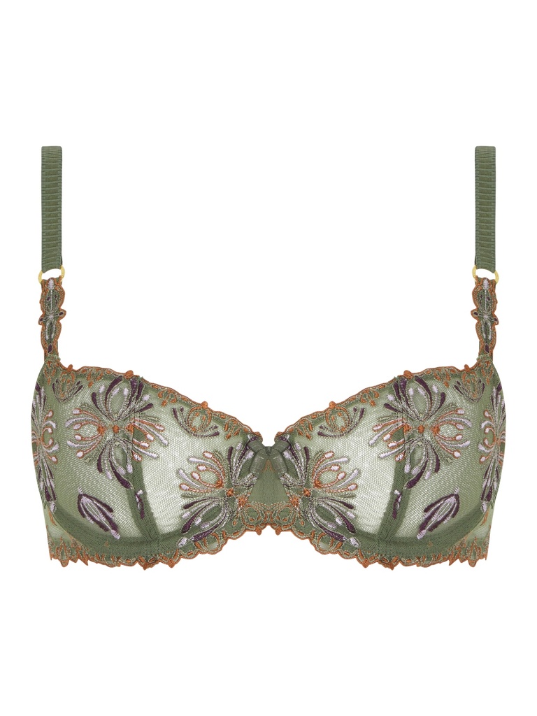 Soutien-gorge corbeille CHANTELLE "Champs Elysées" C26050 - Kiwi Multico 0DE