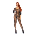 Body entier transparent & seins nus - bodystocking - LEG AVENUE 89108 - Noir 001