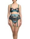 Soutien-gorge corbeille DITA VON TEESE "Victresse" D59041 - Martin-pêcheur Bleu 
