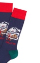 Chaussettes homme fantaisies ARTHUR "Thé List Ski" 1SO -  Marine ALPEH24
