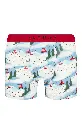 Boxer homme fantaisie 95% coton bio ARTHUR "2CV des Montagnes" MAC - Blanc 2CVCH24