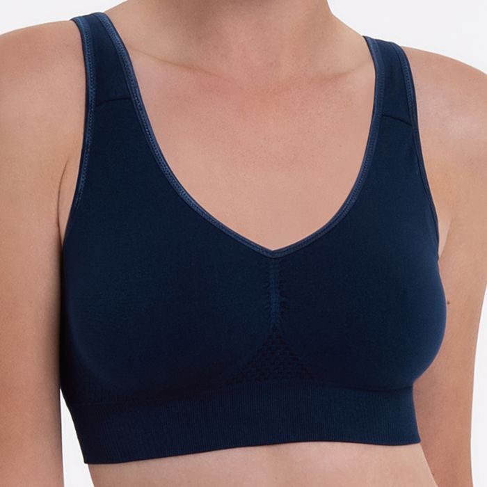 Brassière pour prothèses sans coutures ANITA CARE "Lotta" 5769X - Maritime Blue 380