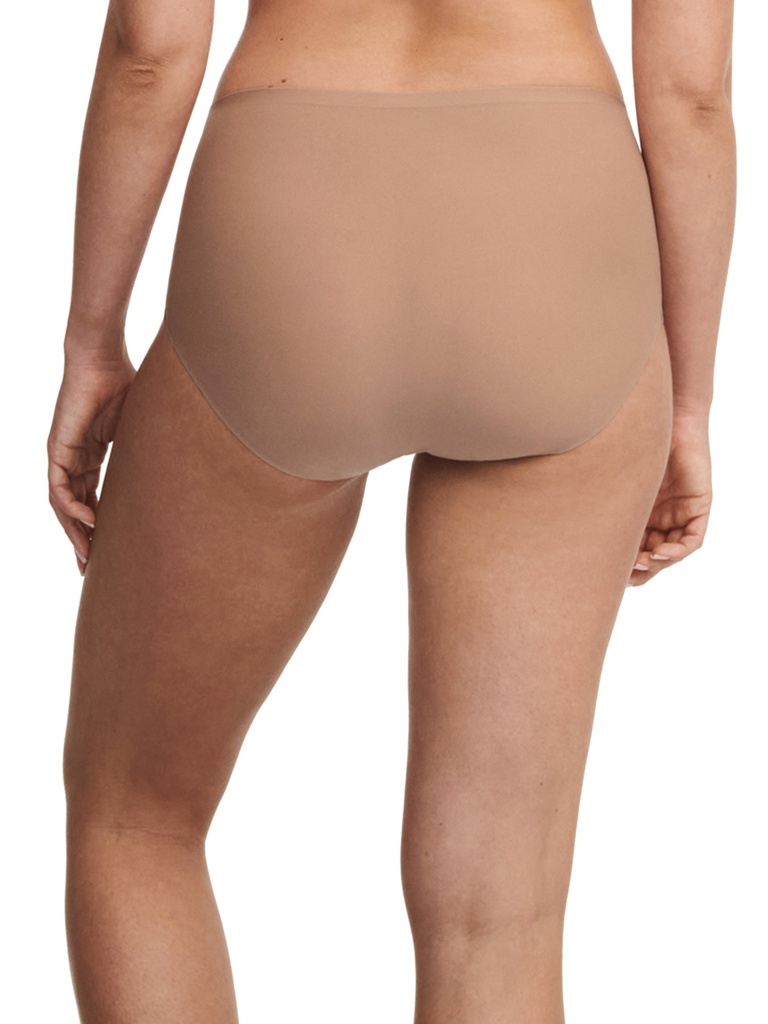 Culotte taille haute invisible TU CHANTELLE "SoftStretch" C26470 - Café Latté 02T