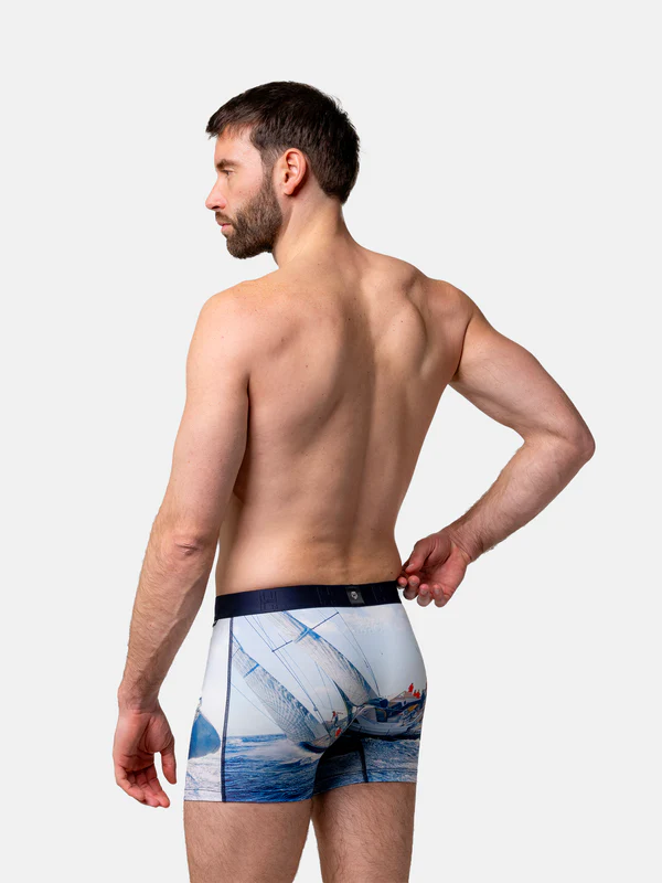 Boxer homme avec maintien intérieur LOIC HENRY "Identity" KBI075X - Regate
