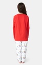 Pyjama long enfant ARTHUR "Hotte Montagne" LUK - Blanc NOELH24
