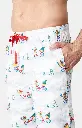 Pyjama long homme ARTHUR "Hotte Motagne" ZAC - Blanc NOELH24