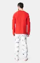 Pyjama long homme ARTHUR "Hotte Motagne" ZAC - Blanc NOELH24