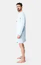 Chemise de nuit homme TU maxi T-shirt ARTHUR "Thé Lit Ski" MSW - Ciel ALPEH24