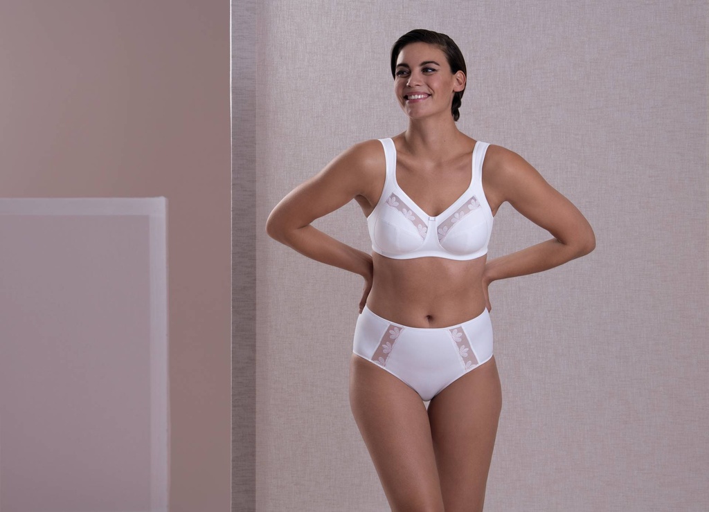 Culotte haute+ ANITA ROSA FAIA "Sophia"1309 - Blanc 006