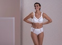 Culotte haute+ ANITA ROSA FAIA "Sophia"1309 - Blanc 006