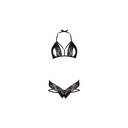 Soutien-gorge ouvert sexy & string - 2 pièces - LEG AVENUE 81544 - Noir 001