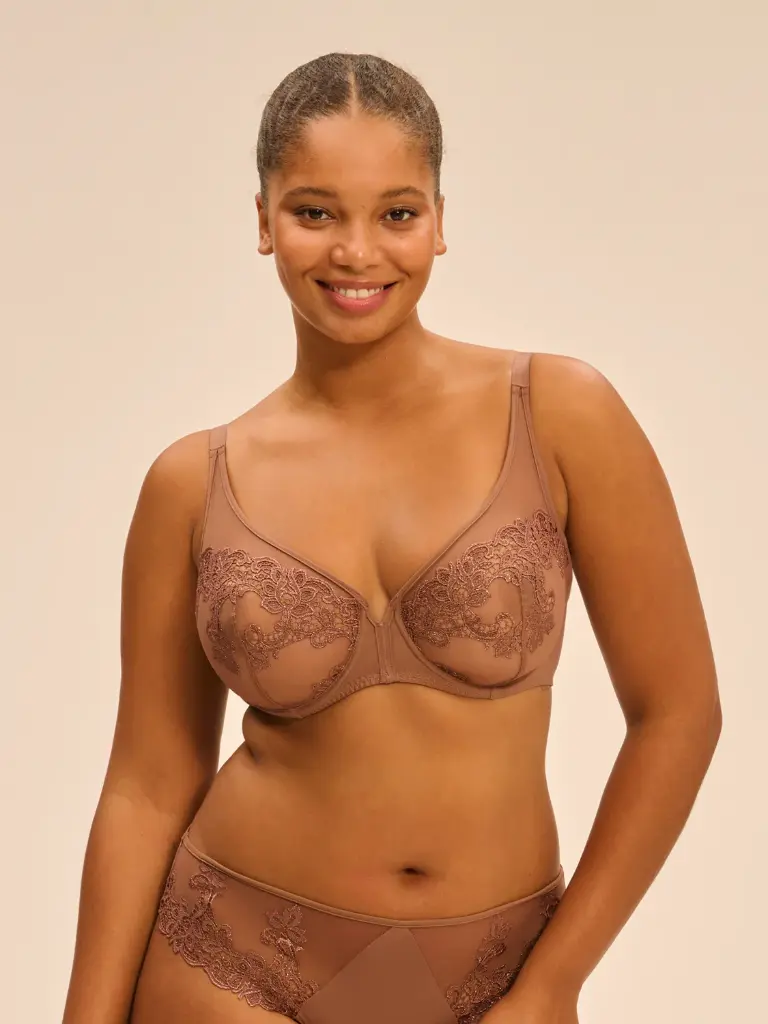 Soutien-gorge corbeille SIMONE PERELE "Saga" 15C330 - Brun Tender 751