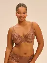 Soutien-gorge corbeille SIMONE PERELE "Saga" 15C330 - Brun Tender 751